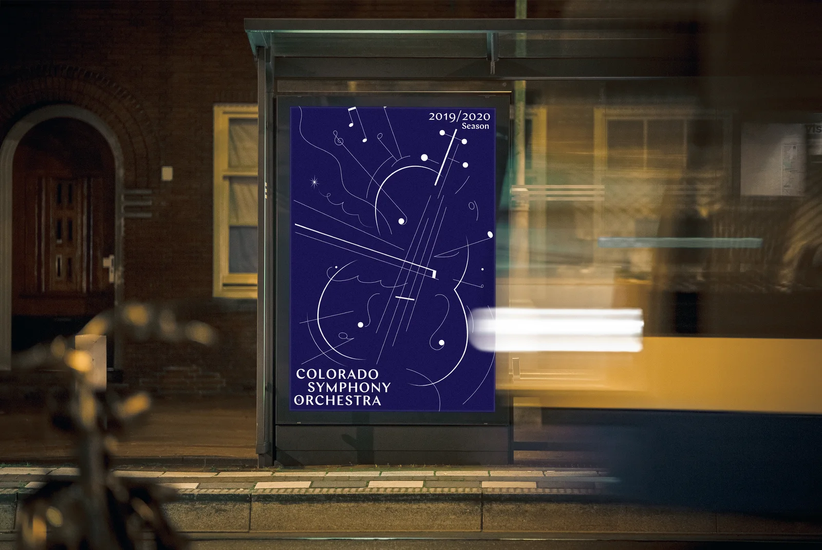 Colorado Symphony Orchestra: Bus Shelter Poster