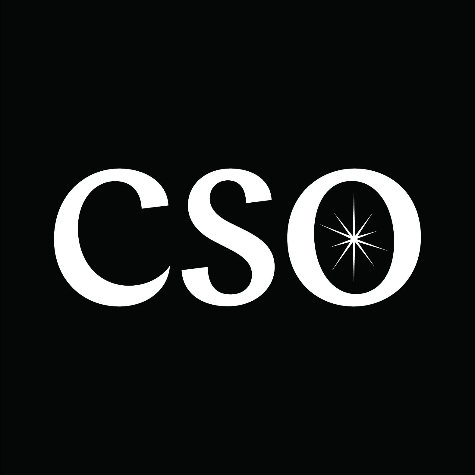 Colorado Symphony Orchestra: CSO Logo, Black