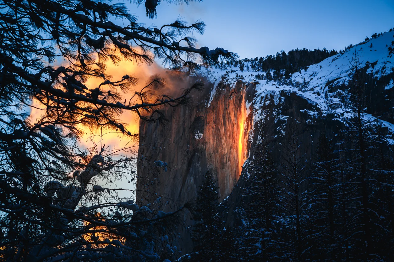 Yosemite National Park: Firefall at Evening