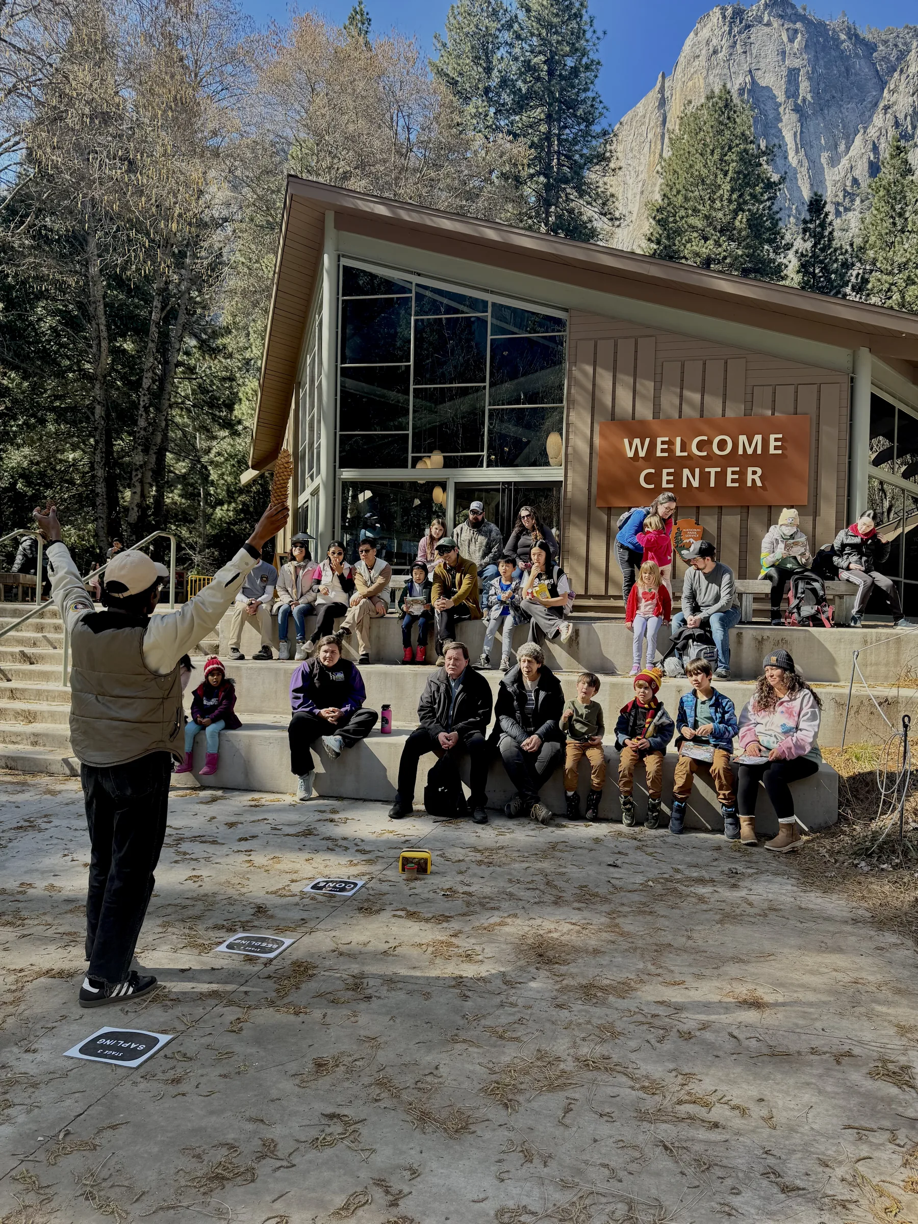 Game of Cones: Performing as the game host park ranger