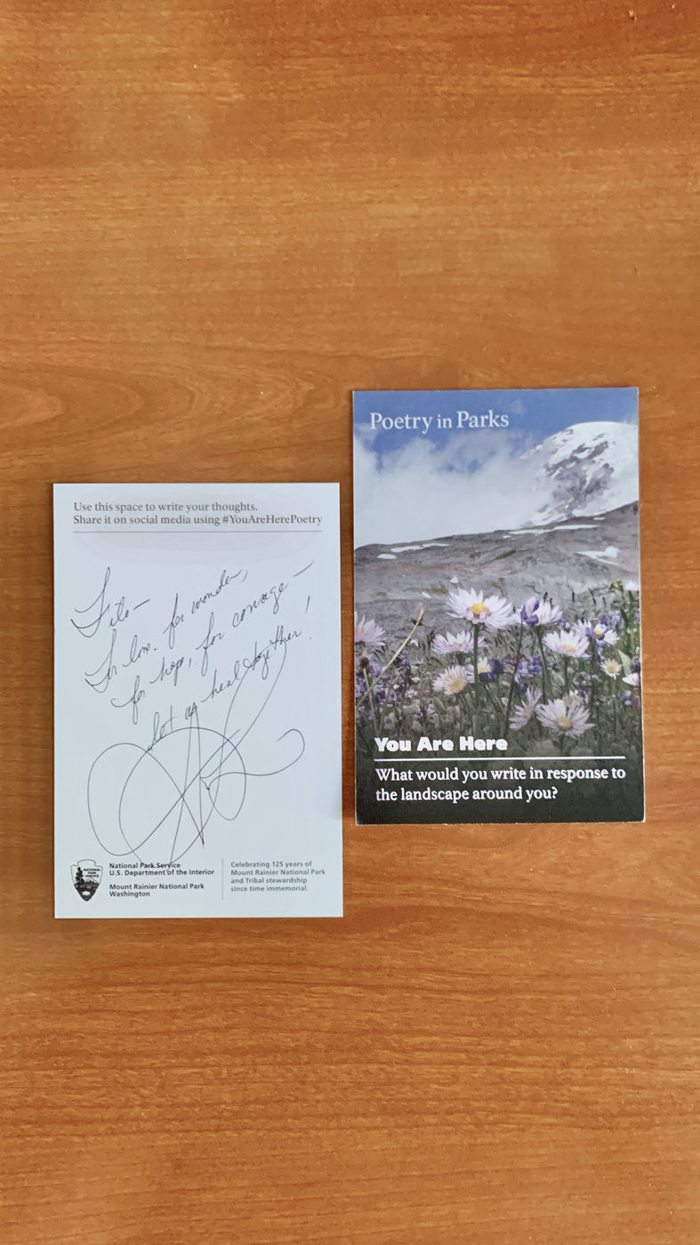 Poetry in Parks: Her Autograph for Me